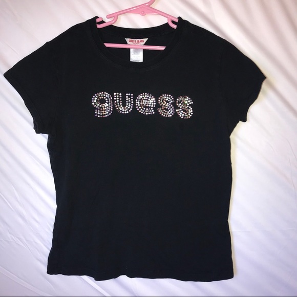 Rhinestone Guess tee - Picture 2 of 3